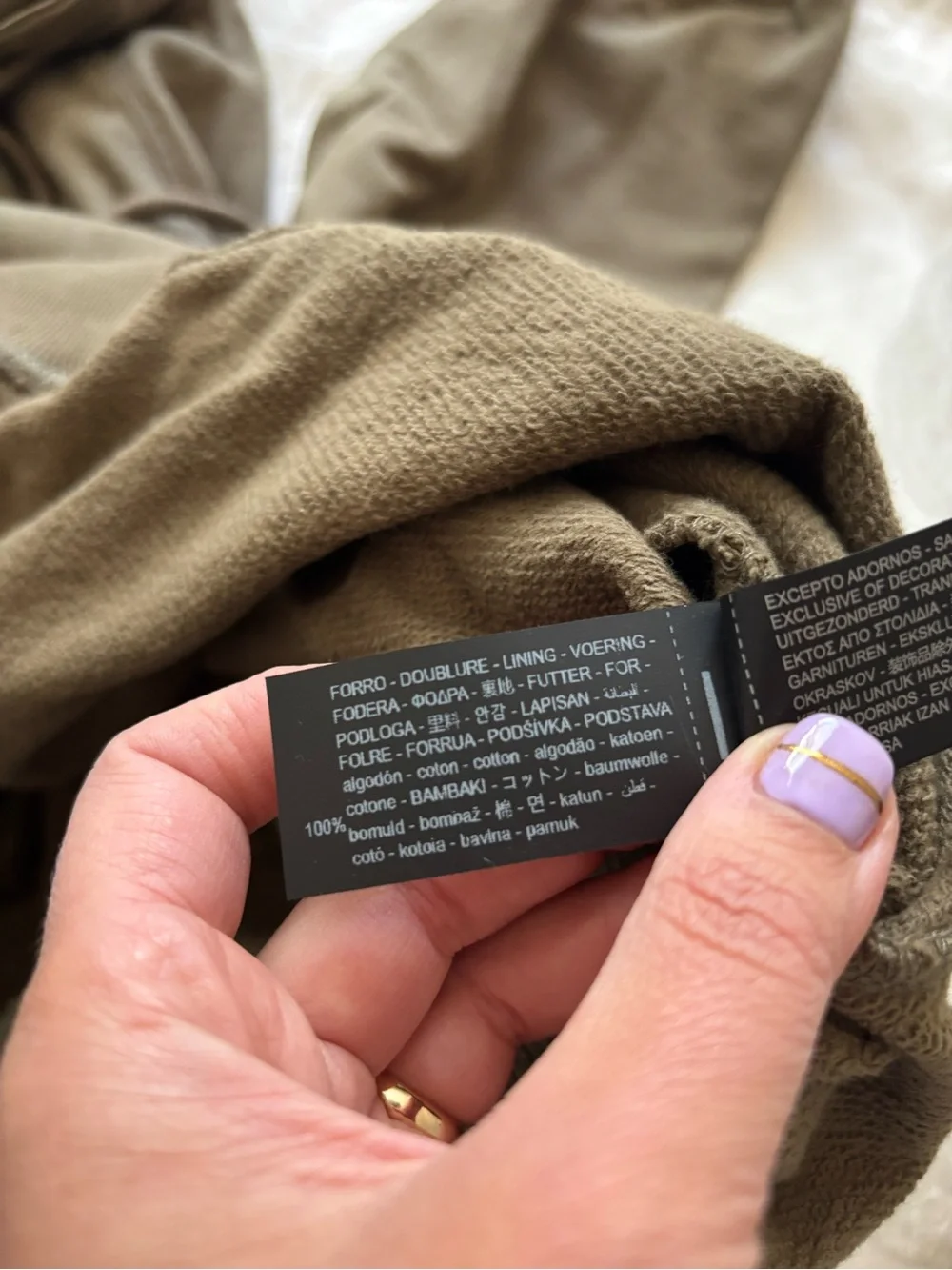 Zara hooded sweatshirt